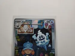 Pokemon Vanillish Holiday Snowflake Stamped Promo Card 190/182 MINT w/ Toploader - Image 3