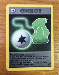 Uncommon Potion Energy Pokemon Energy Card, Team Rocket Set 82/82 - Image 1