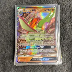 Pokemon TCG Flygon GX Cosmic Eclipse 110/236 Holo Ultra Rare near mint - Image 1