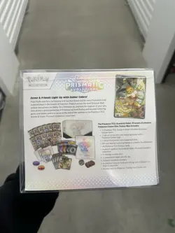 Prismatic Evolutions Pokemon Center ETB Elite Trainer Box Sealed w/ Protector - Image 2