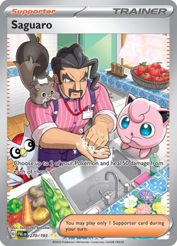 Saguaro 270/193 Special Illustration Rare Paldea Evolved Pokemon NM/M - Image 4