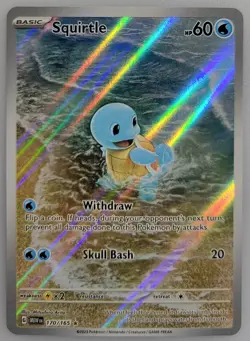 Squirtle 170/165 Sv: Pokemon Scarlet & Violet 151 Holo NM (1 of 2) - Image 1