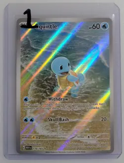 Squirtle 170/165 Sv: Pokemon Scarlet & Violet 151 Holo NM (1 of 2) - Image 3
