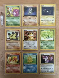 NM Complete 1st Edition Team Rocket Common Set -WOTC Pokemon Cards-24 Cards - Image 4