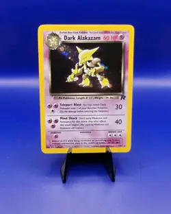 Dark Alakazam 1/82 Team Rocket Set Holo Rare Pokemon Card Nintendo TCG WOTC LP - Image 1