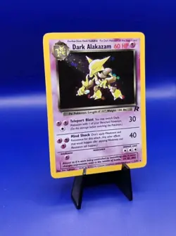Dark Alakazam 1/82 Team Rocket Set Holo Rare Pokemon Card Nintendo TCG WOTC LP - Image 2