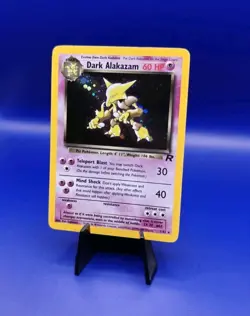 Dark Alakazam 1/82 Team Rocket Set Holo Rare Pokemon Card Nintendo TCG WOTC LP - Image 3