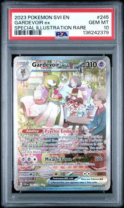2023 POKEMON SVI EN-SCARLET & VIOLET #245 GARDEVOIR EX PSA 10 - Image 1