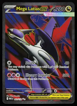Mega Latias ex 163/132 Ultra Rare Mega Evolution Pokemon Card - Image 1
