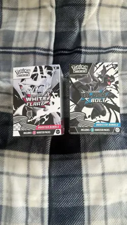Pokemon TCG Black Bolt & White Flare Booster Bundle Lot of 2 SEALED - Image 1