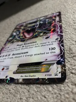 Rayquaza EX XY69 Black Star Promo JUMBO Holo Pokemon Card English - Image 3