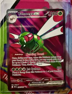 Yanmega ex 206/182 Destined Rivals NM Full Art Ultra Rare Pokemon TCG IR - Image 1
