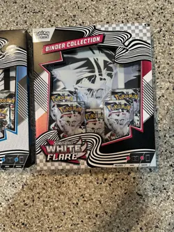 Pokemon Black Bolt and White Flare Binder Collection Bundle Set of 2 In Hand NEW - Image 3