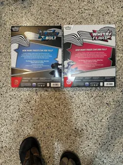 Pokemon Black Bolt and White Flare Binder Collection Bundle Set of 2 In Hand NEW - Image 4