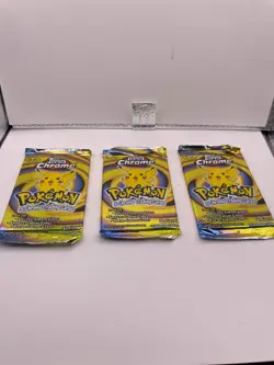 Sealed 2000 Pokemon Topps Chrome (Series 1) Booster ONE vintage Packs* - Image 1