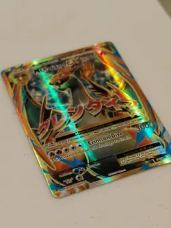 Pokemon TCG M Charizard EX Full Art 101/108 XY Evolutions in sleeve. - Image 2