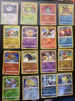 16 Radiant Rare Full Set Complete Pokemon Collection Charizard Greninja Eevee NM - Image 1