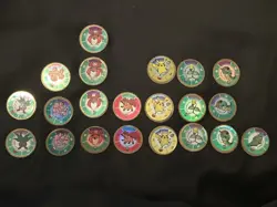 1999 Hasbro Pokemon Gold Battle Coin Game Lot Of 21 - Image 1