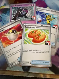 Pokemon TCG Play! Prize Pack Singles Stamped Holo/Non-Holo Playable & Staples - Image 1