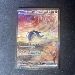 Pokemon TCG Great Tusk EX #246/198 Special Illustration Scarlet and Violet Base - Image 1