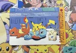 Pokemon Charizard Vintage Pocket Monsters Vending HOLO Prism Sticker 99 Nintendo - Image 4