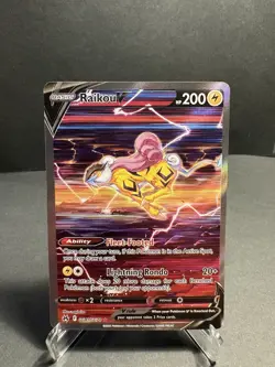 Raikou V GG41/GG70 Crown Zenith: Galarian Gallery Holo Pokemon TCG NM - Image 1