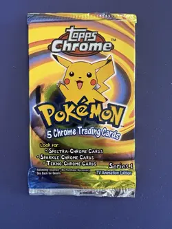Pokemon Topps Chrome 2000 Series 1 Booster Pack - GREAT CONDITION!🔥🔥🔥 - Image 1