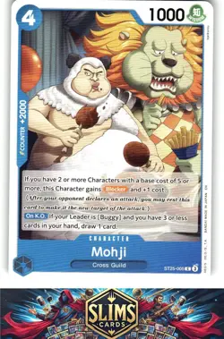OnePiece TCG - Mohji Near Mint or Better B2G1 - Image 1