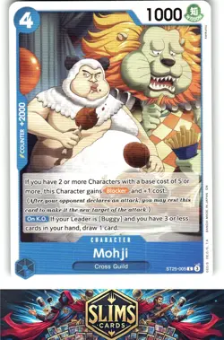 OnePiece TCG - Mohji Near Mint or Better B2G1 - Image 1