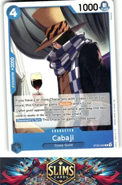 OnePiece TCG - Cabaji Near Mint or Better B2G1 - Image 1