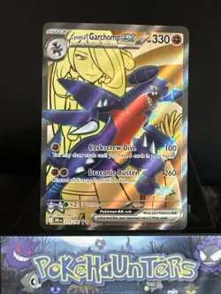 Pokemon Card Cynthia's Garchomp ex 215/182 Ultra Rare Destined Rivals NM - Image 1