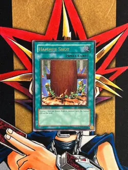 SOD-EN038 Hammer Shot Ultimate Rare 1st Edition LP Yugioh Card - Image 1