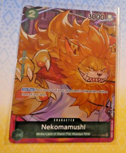 One Piece Card Game English Carte Holo Romance Dawn Nekomamushi Alt Art OP01-048 - Image 1