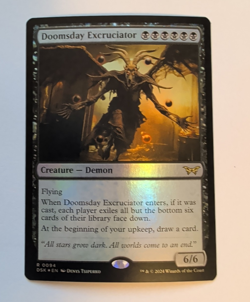 {1x} ~ Doomsday Excruciator ~ *Foil* NM DSK-0004 Rare MTG #0094 **Startropic** - Image 1
