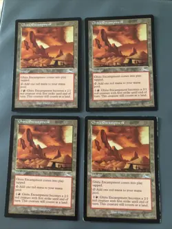 Ghitu Encampment X4 Urza’s Legacy Various Condition See Pics Front/back - Image 1