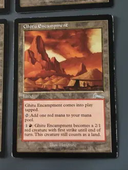Ghitu Encampment X4 Urza’s Legacy Various Condition See Pics Front/back - Image 2