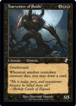 Harvester of Souls RETRO FRAME Time Spiral Remastered Magic MTG NM - Image 1