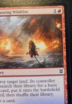 Cleansing Wildfire 137/280 Common Zendikar Rising Magic: The Gathering - Image 3