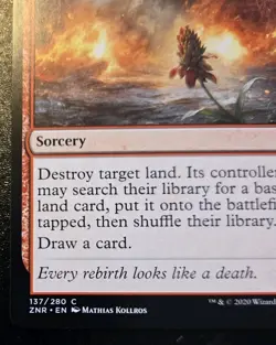 Cleansing Wildfire 137/280 Common Zendikar Rising Magic: The Gathering - Image 4