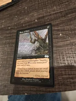 Rain of Filth x1 MTG Urza's Saga 1x Magic Excellent Light Play EX LP - Image 1