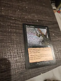 Rain of Filth x1 MTG Urza's Saga 1x Magic Excellent Light Play EX LP - Image 3