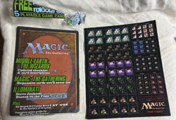 Magic The Gathering MTG Chaos Orb Oversized 6" X 9" Promo Card + Token Sheet - Image 1