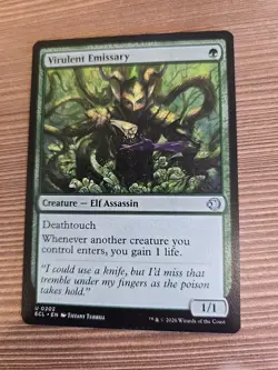 MTG Virulent Emissary Lorwyn Eclipsed (ECL) U 202 NM Magic - Image 1