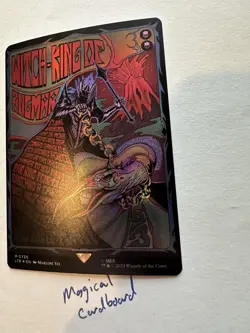 Lord of the Rings Witch-King of Angmar Borderless Poster Foil MTG LOTR - Image 2