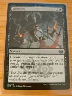 MTG Victimize 0278 Modern Horizons 3 M/NM Free UK P&P - Image 1