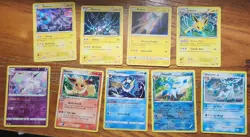 Pokemon TCG Assorted Promo, Holo & Reverse Holo Rare Pokemon 9x Cards Lot - Image 1
