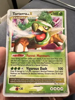 Torterra LV.X Promo Pokemon TCG DP Black Star Promos DP09 HP - Image 1