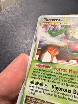 Torterra LV.X Promo Pokemon TCG DP Black Star Promos DP09 HP - Image 3