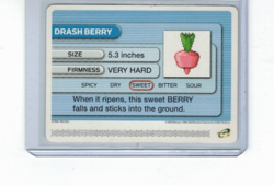Pokemon Battle Card E Reader Ruby Gameboy Advance 2003 Drash Berry NM - Image 1