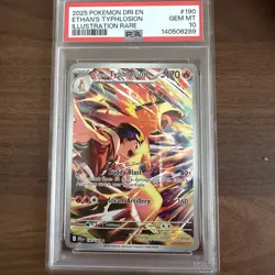 Destined Rivals Ethan's Typhlosion Secret Rare Illustration Rare PSA 10 #190 - Image 1